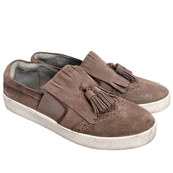 COM+SENS | Tassel Fringe Mirania Sneakers Sz 8 Women   Color: Greige - Picture 3 of 14